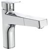 Ideal Standard - Ceraplan, Miscelatore monocomando per lavello da cucina, Bocca alta con doccetta estraibile, Cromato