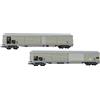 RIVAROSSI HR6650 SBB, set di 2 carri a pareti scorrevoli a 4 assi tipo Habils,
