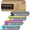 colorfly TN248XL 3000 Pagine toner compatibile per Brother TN248 per DCP-L3520CDW HL-L8230CDW MFC-L3740CDW HL-L3220CW MFC-L8390CDW DCP-L3555CDW MFC-L3760CDW DCP-L3560CDW HL-L3240CDW HL-L3215CW