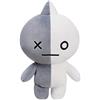 Aurora World BT21 Official Merchandise by, VAN Soft Toy, Medium, 61323, Grey & White