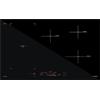 SCHOCK|Piano Cottura Induzione PC 90 5 ZONE, 1 ZONA BRIDGE, Da 6,0 a 7,2 Kw,860x510mm, Foro Incasso 730x480mm, 9 livelli di potenza, Abbinabile ai lavelli Schock, Nero, Made In Italy.