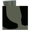 nora Stivali Lavoro PVC IDRO Low Mezza Alt., n. 36, Verde Oliva
