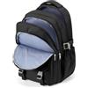 pectodox Zaino Università Donna Uomo, Zaino Scuola Superiore Media Ragazzo, Zainetto Leggero con Multi Tasche, Zaini per College Viaggio Casual Daypack, Nero