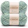 Caron Simply Me Mosaico Grassy Yarn - 2 confezioni da 140 g/5 oz - 62% acrilico, 20% nylon, 18% lana - #5 Bulky - 140 m - per maglia/uncinetto