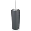 kela Scopino grigio opaco con contenitore 36,5 cm, scopino MARTA con testina intercambiabile, set scopino WC