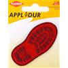 Kleiber - Toppa termoadesiva a Forma di Scarpa 6,5 cm, Blu/Verde