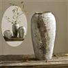 Denique Vaso da fiori in ceramica rustico, vaso alto vintage da pavimento, decorazione per casa colonica, grande vaso per soggiorno, ingresso, tavolo, centrotavola, vasi di terracotta, vaso di argilla