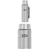 Thermos, Bottiglia Isolante Stainless King, in Acciaio Inox Satinato, capacità 0,47 l, Grigio, 4003.205.120 + Thermos per Alimenti, Acciaio Inox, Acciaio Inox, 9,3 x 9,3 x 18,5 cm
