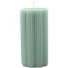 Villeroy & Boch - Fleur Gifts candela, dimensioni: ca. 7,5 × 15 cm, verde, candela decorativa con la caratteristica forma Fleur, cera dai colori intensi (paraffina)