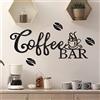 Ferraycle Cartello rustico in metallo da appendere alla parete, per bar, casa, ufficio, cucina (stile caffè e chicchi)