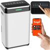 Berdsen Deumidificatore elettrico - 25 L/24 h - Wi-Fi LED App Controllo - Silenzioso risparmio energetico - Bianco