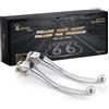 LE LEFOSSI Leva del freno della frizione del motociclo robusta e durevole Compatibile con Ducati 749 848 EVO 999 1098 1198 1199 Streetfighter 1100 Monster 1100 EVO Multistrada 1200 Polished Silver