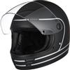 ORIGINE Casco Moto Integrale Casco Vintage Retrò con Visiera ECE