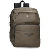 Pepe Jeans Berwick Zaino Casual per Laptop 13.3 inch Verde 25x37x12 cm PU e Poliestere 11.1L di Joumma Bags
