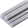 QUARKZMAN 6Pz Bastoncini a Caldo di EVA Dimensione Completa Per Pistola Per Colla 11mm x 200mm Colla Stick Grandi, Argento Metallizzato