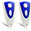 Puiseno 2 pezzi di ricambio per trasmettitore manuale Novotron 502, apriporta garage 433,92 MHz, 2 canali, telecomando compatibile con trasmettitore manuale Novoferm 502 MAX43-2, Novotron 512 MIX43-2