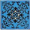 Tumia LAC Piastrelle Ceramica Messicane Talavera - Dolores Artigianali Piastrelle Cucina,Bagno, Sottopentola e Fai-da-Te, Decorativo stile Mediterraneo - Pacco da 10