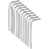 QUARKZMAN 10Pz Set di Chiavi a Brugola 2.5mm Chiave Torx Esagonali in Acciaio Inossidabile a Forma di L Metriche Set Attrezzi per Riparazioni Fai Da Te in Casa Biciclette e Motociclette