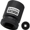 DAKCOS 18mm Chiave Bussola da 1/2, Bussola a 12 Punte,CR-MO
