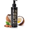 MEGATAN-PROFESSIONAL Lozione Solarium Naturale MegaTan Max-Turbo con Bronzer 160ml | Acceleratore di abbronzatura scuro per lettini abbronzanti | Intensifier & Melanina Booster | Abbronzante - Lozione nutriente per il