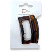 Noix de Coco Diva - Molletta per capelli, rettangolare, elegante, di alta qualità, per tutti i tipi di capelli, spessi e sottili, materiali di qualità, chic e alla moda, presa durevole e tenuta sicura (guscio di