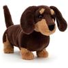 Jellycat Otto - Peluche a forma di cane salsiccia, 18 cm