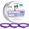 Pets4Luv Collare per Gatti con Oli Essenziali Naturali - Comfort e Benessere | Confezione da 3 - Fino a 30 giorni per collare - Regolabile - Impermeabile - Ultra leggero - Uso quotidiano