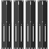 Gardenz Ricambi regolabili da 34 a 53,3 cm, piastre riscaldanti per barbecue compatibili con la maggior parte dei modelli di griglie a gas, universali per diffusori di calore (Acciaio porcellanato, 4 pezzi)