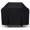 WISCLASS Copertura per barbecue, 210D Oxford, protezione antivento per barbecue, resistente alle intemperie e ai raggi UV, 170 x 61 x 117 cm, colore nero