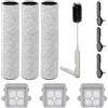 Homruich Accessori per RoborockF25 GT Gen 2/ RT/LT/XT/ALT Nass Aspirapolvere | F25 GT/ ACE Combo/ F25 Combo Ricambio, 3 pezzi Spazzola a Rotolo e 3 pezzi Filtro