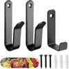 HENGBIRD 2 supporti da parete per snowboard orizzontali, per skateboard, snowboard, per skateboard, longboard, storage snowboard, display da parete + 1 gancio per avvitare, gancio appendiabiti