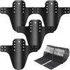 Dhqkqg 4 Pezzi Parafango MTB,Parafango Bici in Fibra di Carbonio, Mud Guard con 20 Fascette Cavi, Parafanghi Anteriori e Posteriori Universali per Mountain Bike, per Ciclismo/Corsa/Mountain Bike