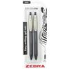 Zebra Pen Zebra SARASA Gel CLIP - Penna gel retrattile, stile vintage, inchiostro nero, 2 pezzi, 0,7 mm, senza acidi, impermeabile, ad asciugatura rapida, qualità da archiviazione, penne gel ricaricabili con