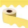 PATIKIL Bordo per Bacheca, 65,5 Piedi Decorazione per Poster, Lavagna, Sughero, Bordi Smerlati, Decorazione da Parete per Aule, Ufficio, Armadietto, Giallo