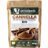 Amoseeds Cannella di Ceylon in polvere BIO 200 g | Macinata, pura, naturale, senza additivi | Gusto intenso | Qualità superiore