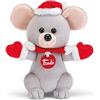 Trudino Topo Natale | Animali peluche idea regalo | 13x14x12 cm taglia XS | Trudini | modello 55571
