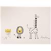 Bimbi Pirulos Pack 4 fogli Decoracion 151 Selva 149 00 - Adesivi da parete, unisex