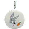 Looney Tunes - Spugna da Bagno Ricamata Bugs Bunny Neonato - Schiuma Morbida Ultra-Delicata Assorbente - Detergente Corpo Viso - Accessorio Igiene Vasca Doccia Bambino, Nascita - Prodotto Warner Bros