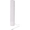 Electraline 65065 Lampada di emergenza, Slim, Potenza Luminlosa 300lm, autonomia 4-8h, 60 LED SMD, 2000mAh, Colore bianco, IP20