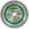 Oshlun SBW-055036 - Lama per sega ATB a 36 denti, 5-1/2, con pergolato da 5/8 (boccole da 1/2 e 10 mm)
