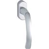 Hoppe 3736742 - Maniglia per finestra LIÈGE, con viti nascoste, 7 x 37, colore: Argento anodizzato