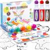 Ohuhu Pennarelli per bambini 8 colori super lavabile pennarelli (40 ml) con 30 pagine libro di attività vuoto - Penne Bingo di sicurezza con punta arrotondata non tossiche per la scuola dell'infanzia