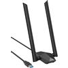 BrosTrend AX1800Mbps WiFi 6 USB Linux Chiavetta WiFi Adapter per PC Desktop Raspberry Pi 2+con Ubuntu, Debian, Mint, Xubuntu, Kubuntu, Lubuntu, MATE, Zorin, PureOS, LMDE, GNOME, Budgie Windows 11/10