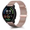 ToVioc Cinturino per Xiaomi Watch 5/2/2 Pro/S5/S4/S3/Redmi Watch 5 Active, Cinturino Metallo Acciaio Inossidabile 22mm Cinturini per Amazfit Bip 6/Bip 5/T-Rex 3 Pro 48mm/Active Max - Oro Rosa
