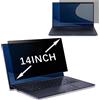 MiRowy 14 Pollici Filtri Schermo per Computer Portatili, Privacy Rimovibile Pellicola de Protezione Filtro, Anti-Spia Anti Luce Blu per Laptop Portatile Privacy Screen Protector (14 16:9)