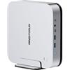 MINISFORUM AI Mini PC X1 Pro, AMD Ryzen AI 9 HX370 (12 Core/24 filis, fino a 5,1 GHz)/AMD Radeon 890M, 32GB DDR5 Max 128GB/512GB PCIe 4.0 SSD, HDMI/DP/USB4 x 2, 2 x 2.5G RJ45/WiFi7/BT5.4/Oculink