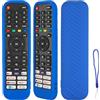 CTRLBETTER Custodia per telecomando in silicone compatibile con Hisense EN2G30H EN2D30H EN2J30H EN2N30H EN2N30H EN2A30 EN2P30H TV telecomando antiurto custodia con cordino (blu)