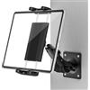 Kolasels Supporto da Parete per Tablet, Staffa da parete da Cucina Girevole a 360° Gradi, Bagno Regolabile Metalli Supporto Muro iPad per Tutti Smartphone e Tablet da 4,7-12,9 Pollici