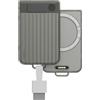 Jiziya Custodia magnetica in PC per Plaud Note/Plaud Note Pro (2025) - Antiurto antigraffio Set completo con portachiavi, leva, cinturino, protezione completa per il tuo dispositivo (grigio