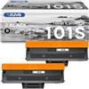 Kuva MLT-D101S Nero Toner Compatibili per Samsung D101S per ML-2160 SCX-3405W SCX-3405 SCX-3405FW SCX-3400 ML-2165 ML-2165W ML-2168 SF-760 SF-761 SF-760P (2 Nero)